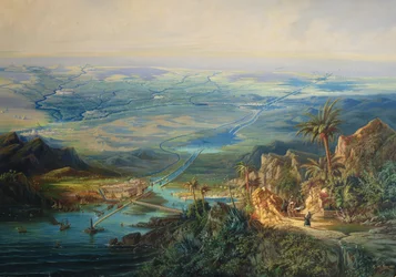Il Canale di Suez, 1864